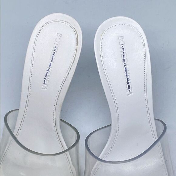 Bottega Veneta Clear High Heel Slide Sandals size 36 - Picture 4 of 13